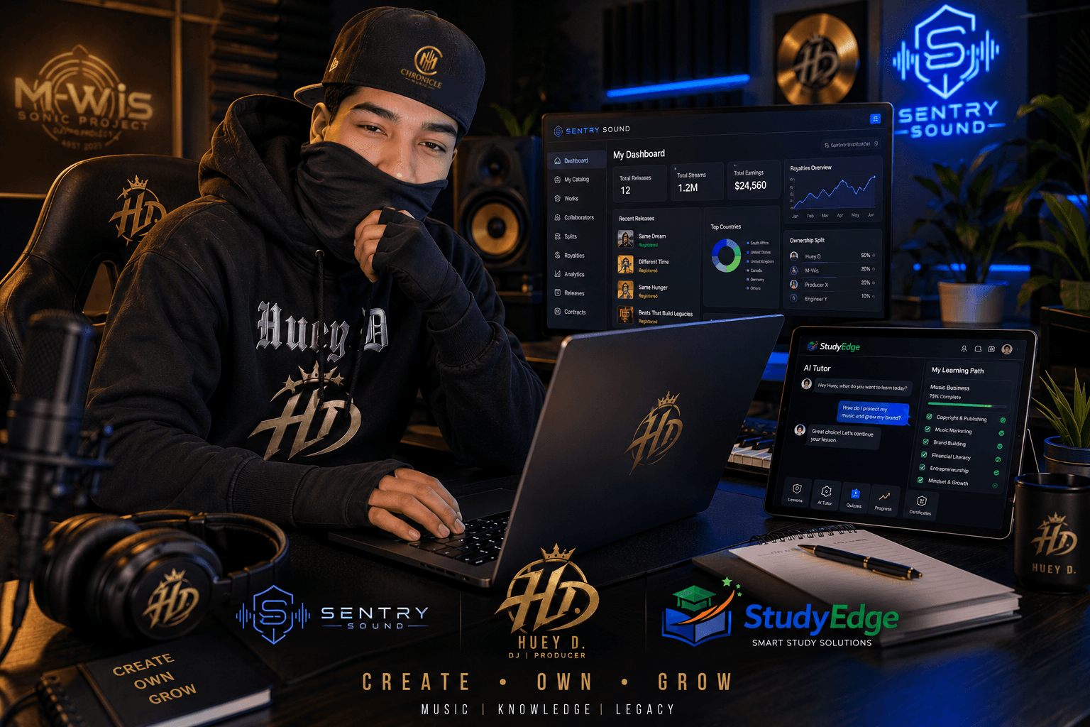 Huey-D Music Technology Legacy ecosystem